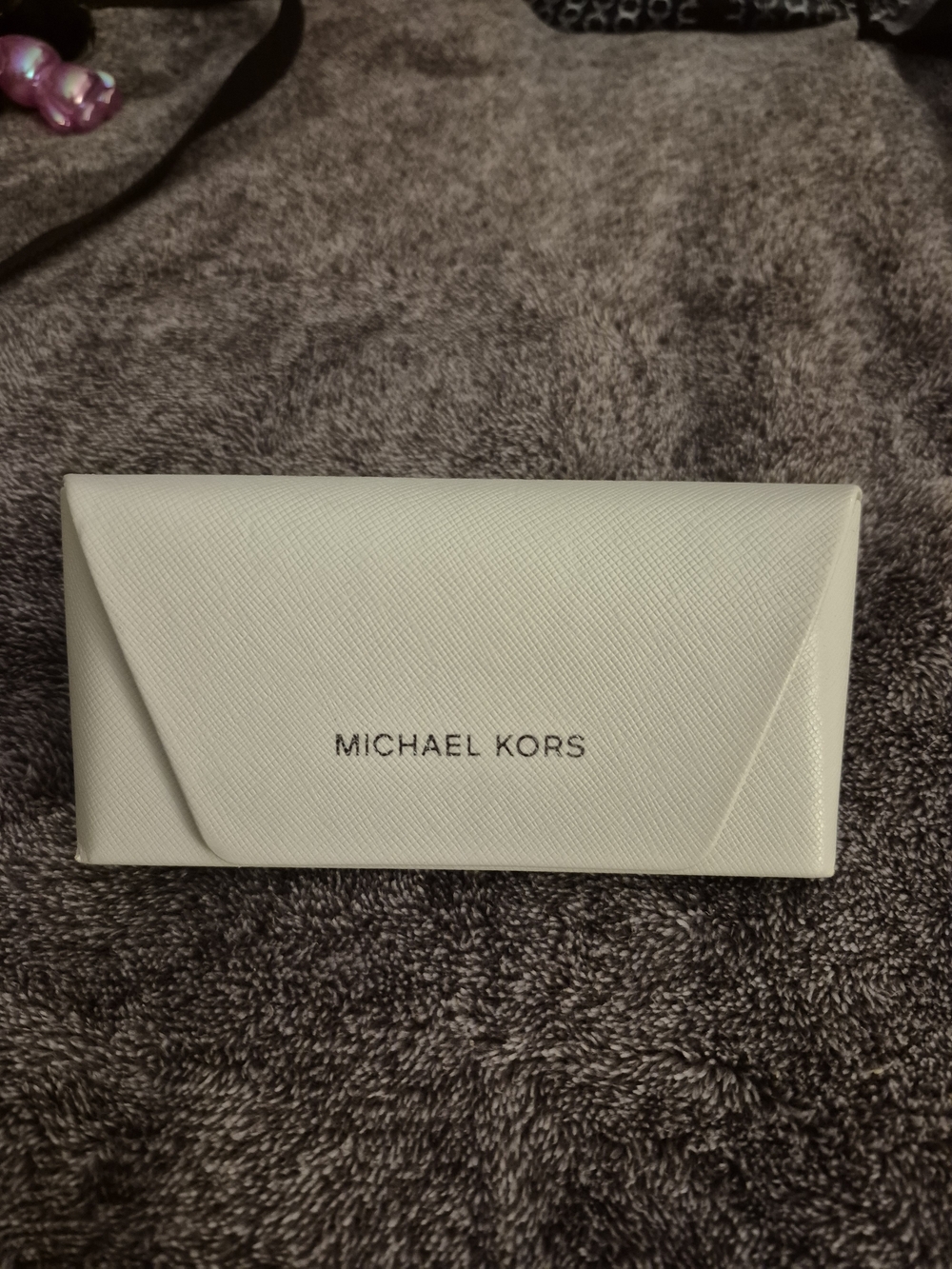 Michael Kors Marbled Square Sunglasses in Gray/Black - Picture 3 of 4